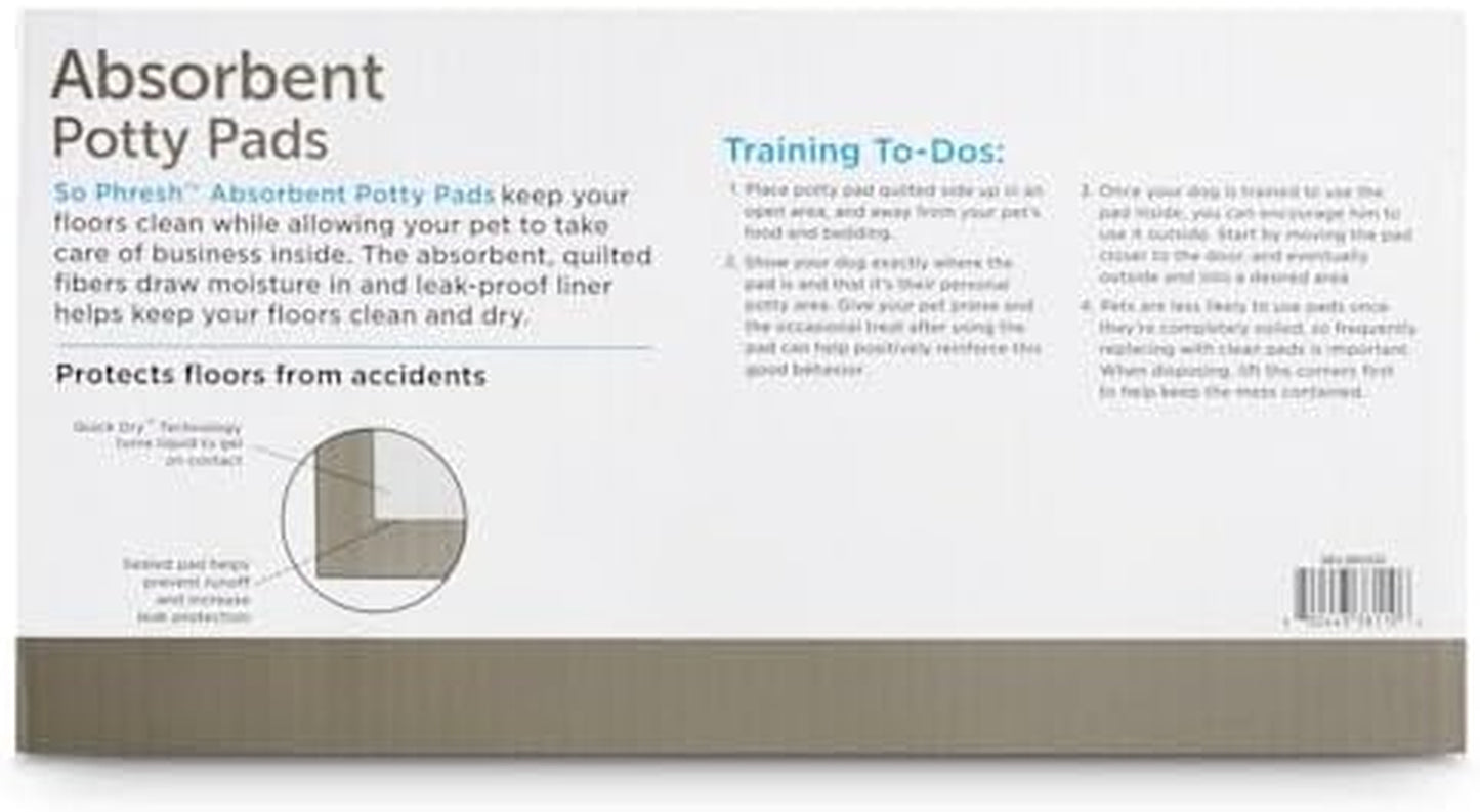 Essentials Absorbent Potty Pads for Dogs, Count of 100