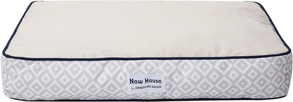 Now House for Pets by  Grey Diamond Cushion Dog Bed, Medium Medium Dog Bed Washable Dog Bed for Medium Dogs by Now House by