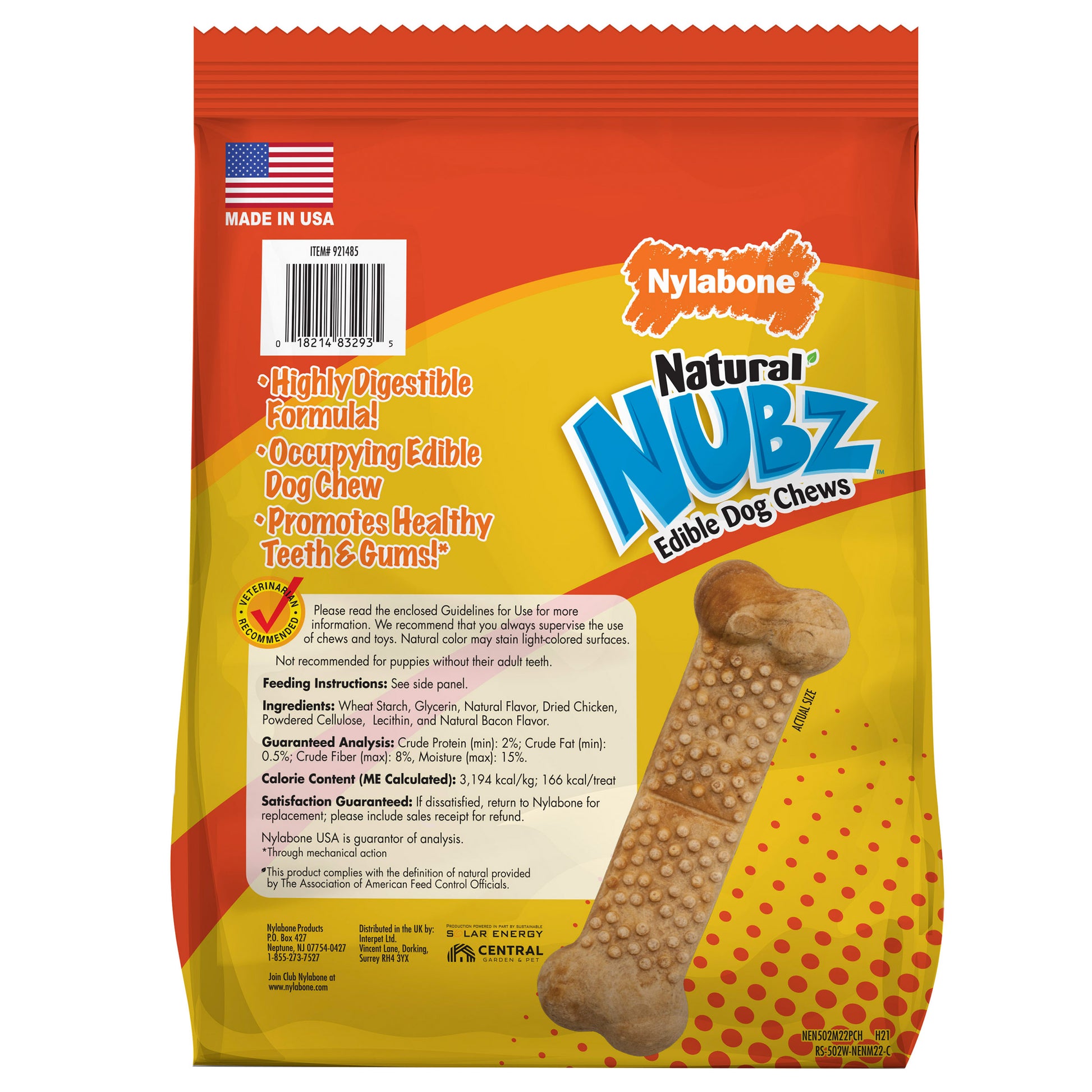 NUBZ Dog Chews, 22-Count, 2-Pack