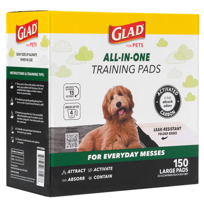 for Pets Activated Carbon Training Pads 23" X 23”, 150-Count